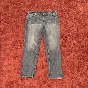 Seven7 Women's Straight Leg Jeans in Classic Blue